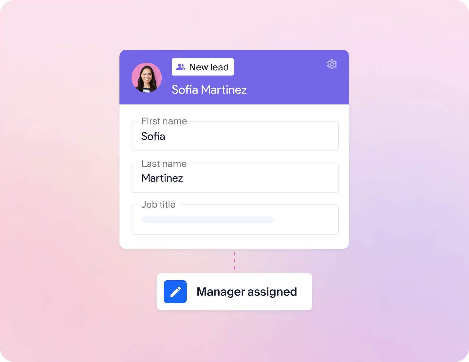 Data entry & lead routing