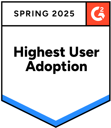 Highest User Adoption, spring 2025